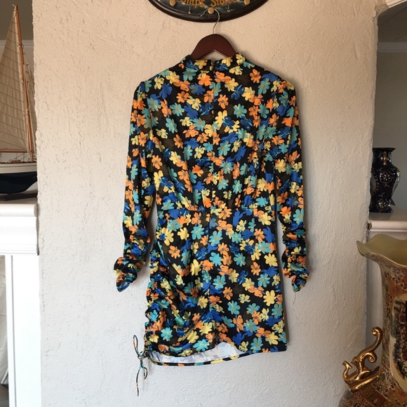 Finders Keepers Sirene Long Sleeve Floral Mini Dress - Picture 9 of 16